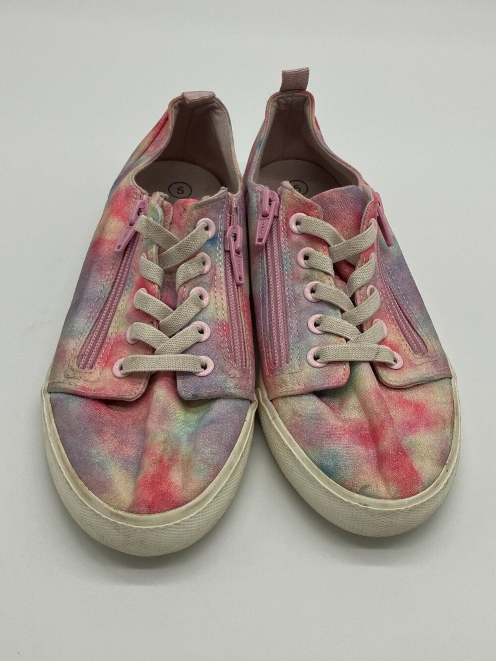 Cat & Jack Multi Colored Zipper Closure Slip On Shoes Womens Sz 5